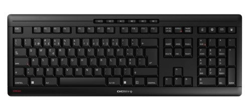 CHERRY STREAM WIRELESS keyboard Universal RF Wireless QWERTY Portuguese Black