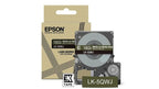 Epson C53S672089/LK-5QWJ DirectLabel-etikettes white on Khaki matt 18mm x 8m for Epson LabelWorks LW-C 410/610
