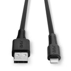 Lindy 2m USB Type A to Lightning Cable, Black