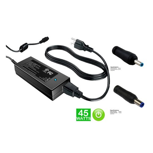 BTI 65W AC Adapter with 7.5mm and 4.5mm connectors for use with HP models Spectre 13 240 G2 240 G3 250 G2 250 G3 Notebook PC Chromebook 11 Elitebook 1040 Folio Probook 11 Probook X2 and many more compatible with H6Y88UTABA. Ships with UK and EU plugs