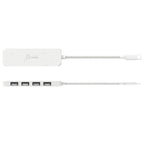 j5create Eco-Friendly USB-C to 4-Port Type-A Gen 2 Hub