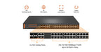 SilverNet SIL 534C24MP network switch Managed L2+ Gigabit Ethernet (10/100/1000) Power over Ethernet (PoE) 19U Black