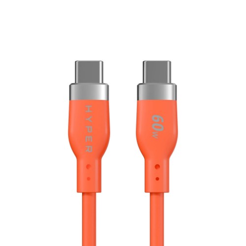 Targus HyperJuice Flex USB cable USB 2.0 1.5 m USB C 0.48 Gbit/s 60 W Orange