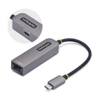 StarTech.com 2.5GbE USB-C to Ethernet Adapter, 100W PD Pass-Through, NBASE-T NIC, USB 3.0 Type-C 2.5/1G Multi Speed Network, Thunderbolt Compatible, Windows & Mac
