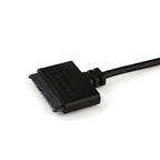 StarTech.com SATA to USB Cable, USB 5Gbps to 2.5in SATA I II III Hard Drive Adapter, External Converter for SSD or HDD Data Transfer