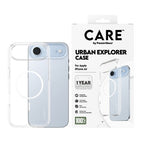 PanzerGlass CARE by ® Flagship Case Transparent Urban Explorer w. White MagSafe iPhone Air