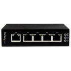 StarTech.com 5 Port Unmanaged Industrial Gigabit Ethernet Switch - DIN Rail / Wall-Mountable
