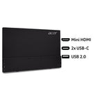 Acer PM161QT portable monitor - 15.6", Full HD (1920x1080), IPS, 60Hz, 6ms, AdaptiveSync, black