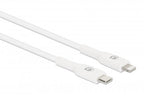Manhattan USB-C to Lightning Cable, Charge & Sync, 0.5m, White, For Apple iPhone/iPad/iPod, Male to Male, MFi Certified (Apple approval program), 480 Mbps (USB 2.0), Hi-Speed USB, Lifetime Warranty