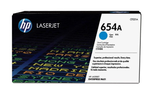 HP CF331A/654A Toner cartridge cyan, 15K pages ISO/IEC 19798 for HP Color LaserJet M 651