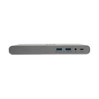 Tripp Lite U442-DOCK4-INT USB-C Dock, Triple Display - 4K HDMI/DisplayPort, VGA, USB 3.x (5Gbps), USB-A/C Hub Ports, GbE, 100W PD Charging, EU/UK Power Supply