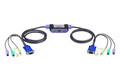 ATEN CS62A KVM switch Black, Silver