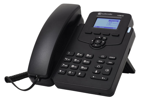 AudioCodes 405HD IP phone Black 2 lines LCD