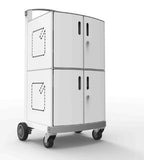 Compulocks CartiPad Duo Tablet / Laptop Charging Rolling Cart 32 Devices UK Power Plug