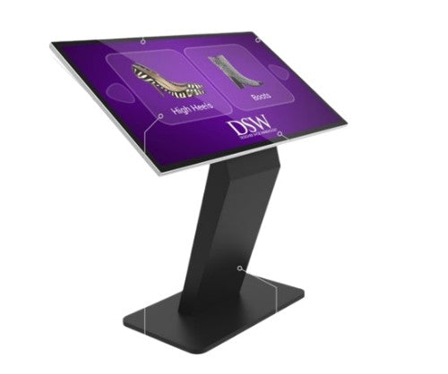 Allsee Technologies TWP50B Signage Display Kiosk design 127 cm (50") LCD Wi-Fi 500 cd/m² 4K Ultra HD Black Touchscreen Built-in processor