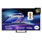 Hisense 55" E8QTUK MiniLED 144Hz Smart AI TV with Freely