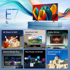 Hisense 58E7NQTUK TV 147.3 cm (58") Wi-Fi Black