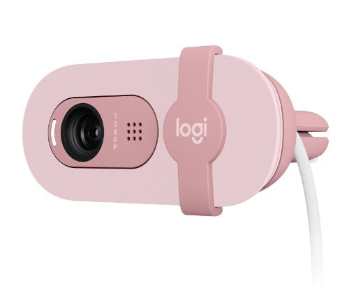 Logitech Brio 100 webcam 2 MP 1920 x 1080 pixels USB Rose