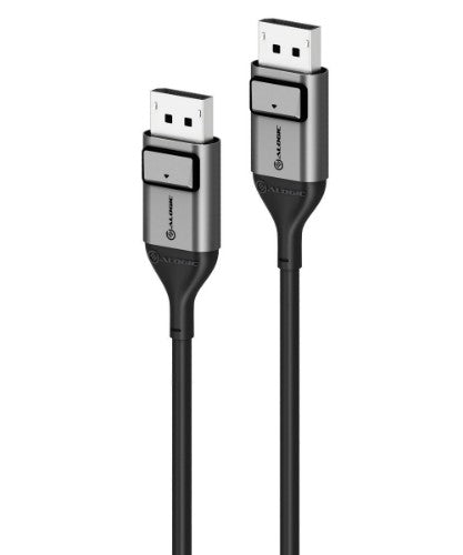 ALOGIC ULDP01-SGR DisplayPort cable 1 m Black, Grey