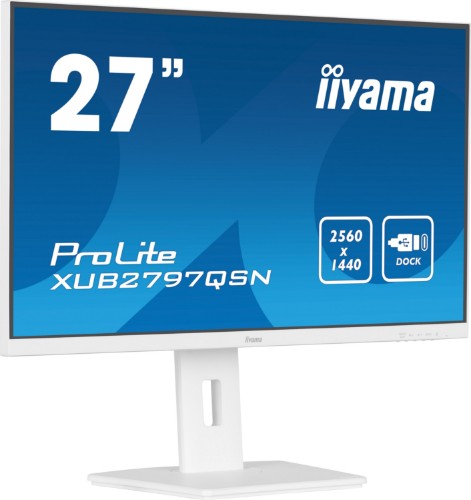 iiyama G-MASTER 27’’ QHD IPS technology panel with USB-C dock and RJ45 (LAN)