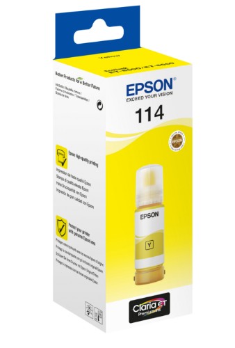 Epson C13T07B440/114 Ink bottle yellow, 6.7K pages 2300 Photos 70ml for Epson ET-8500