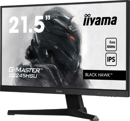 iiyama G-MASTER Get ahead with the G2245HSU Black Hawk with IPS Panel Technology and 1ms MPRT