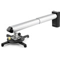 StarTech.com Universal Projector Wall Mount - Projector Mount supports Short & Ultra Short Throw Projectors up to 33lb (15kg) - Tilt/Swivel/Rotate - Adjustable 16.5" to 27.7" from Wall - TAA