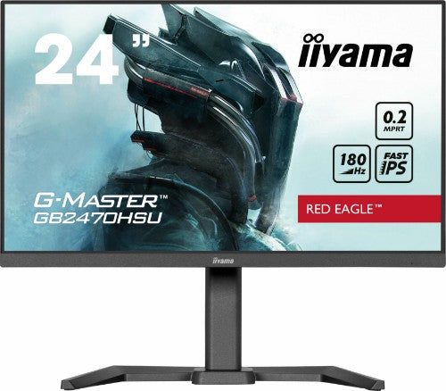 iiyama G-MASTER Unleash your full gaming potential with the Fast IPS GB2470HSU Red Eagle
