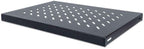 Intellinet 19" Fixed Shelf, 1U, 345mm Depth, Max 50kg, Black