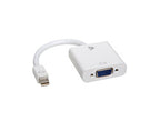 V7 White Video Adapter Mini DisplayPort Male to VGA Female