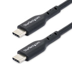 StarTech.com 6.6ft (2m) USB-C Charging Cable, Charge & Sync, 60W (3A) PD, USB 2.0 Laptop Charger Cable - Black USB C Charging Cord