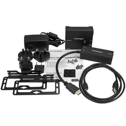 StarTech.com 4K HDMI Extender with Compact Transmitter - HDBaseT - UHD 4K