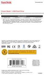 SanDisk Cruzer Blade USB flash drive 64 GB USB Type-A 2.0 Black, Red