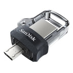 SanDisk 173386 USB flash drive 128 GB USB Type-A / Micro-USB Black, Transparent