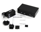 StarTech.com 2 Port DVI USB KVM Switch with Audio and USB 2.0 Hub - TAA