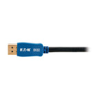 Eaton P580-015-8K6 DisplayPort cable 4.57 m Black, Blue