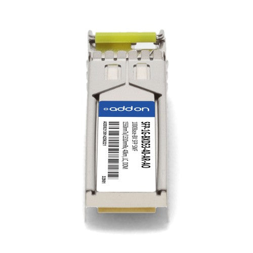 AddOn Networks Arista Networks SFP-1G-BXD53-40-AR Compatible TAA 1000Base-BX SFP Transceiver (SMF, 1550nmTx/1310nmRx, 40km, LC, DOM)