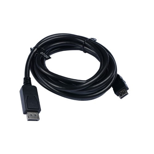 V7 Black Video Cable DisplayPort Male to HDMI Male 3m 10ft