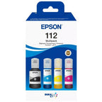 Epson C13T06C64A/112 Ink bottle multi pack Bk,C,M,Y 127ml + 3x70ml Pack=4 for Epson L 6400/M 15140