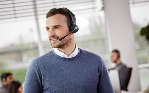 Jabra Engage 55 MS Stereo Headset Wireless Head-band Office/Call center USB Type-A Black