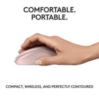 Logitech M240 Silent mouse Travel Ambidextrous RF Wireless + Bluetooth 4000 DPI