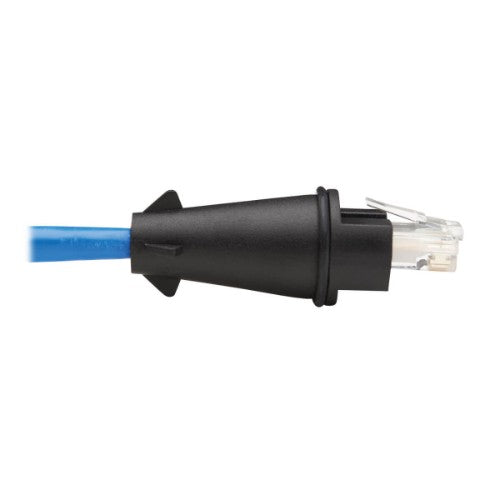 Tripp Lite N200P-023BL-IND Industrial Cat6 UTP Ethernet Cable (RJ45 M/M), 100W PoE, CMR-LP, IP68, Blue, 23 ft. (7.01 m)