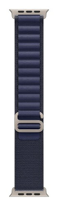 Apple 49mm Navy Alpine Loop - Small - Natural Titanium Finish
