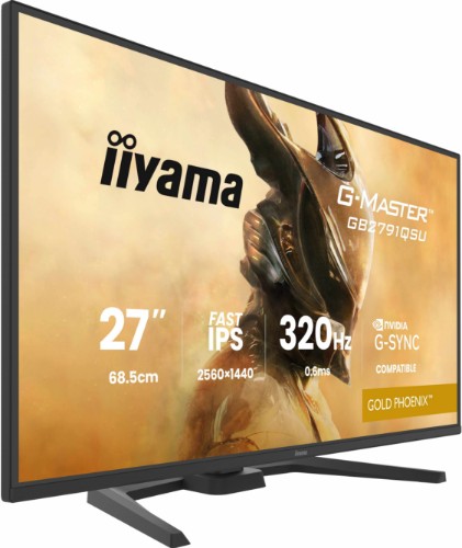 iiyama G-MASTER GB2791QSU-B1 computer monitor 68.6 cm (27") 2560 x 1440 pixels Wide Quad HD LCD Black