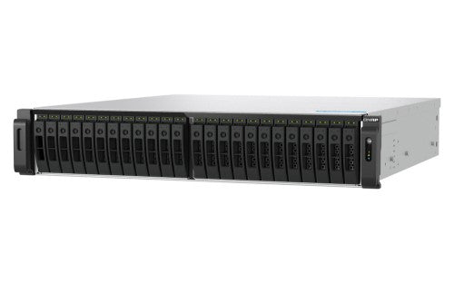 QNAP TS-H3077AFU-R5-32G NAS/storage server Rack (2U) AMD Ryzen™ 5 32 GB DDR5 0 TB QuTS hero Black, Metallic