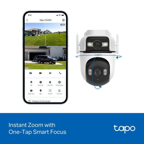 TP-Link Tapo Outdoor Dual Lens Pan/Tilt Security Camera