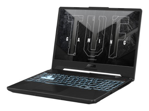 ASUS TUF Gaming A15 FA506NF-HN008W laptop AMD Ryzen™ 5 7535H 39.6 cm (15.6") Full HD 16 GB DDR5-SDRAM 512 GB SSD NVIDIA GeForce RTX 2050 Wi-Fi 6 (802.11ax) Windows 11 Home Belgian Black