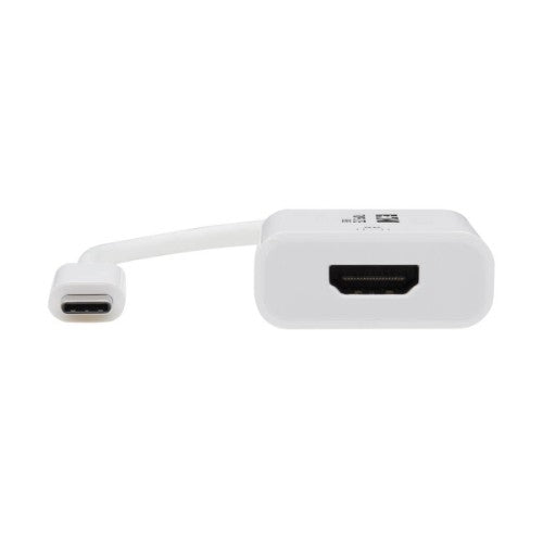 Tripp Lite U444-06N-HD8KW USB-C to HDMI Adapter (M/F) - 8K, HDR, 4:4:4, HDCP 2.3, White