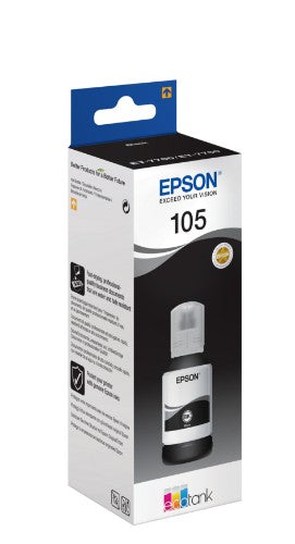 Epson C13T00Q140/105 Ink bottle black, 8K pages ISO/IEC 19752 140ml for Epson ET-7750
