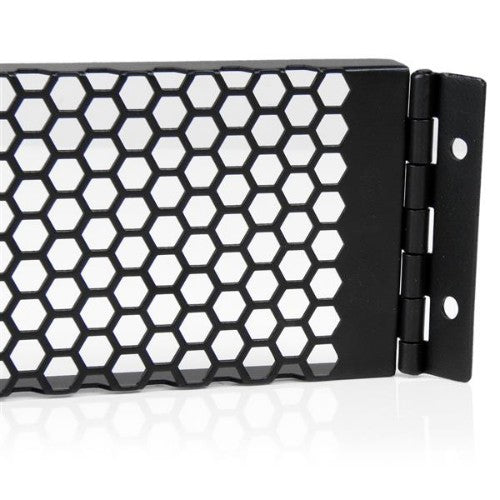 StarTech.com 2U Hinged & Vented Blank Rack Panel